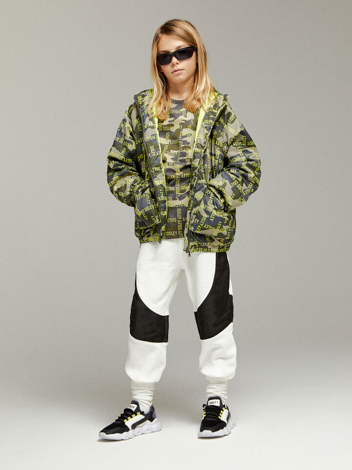 Sporty joggers - boys' trousers - White | Sisley Young image number 1